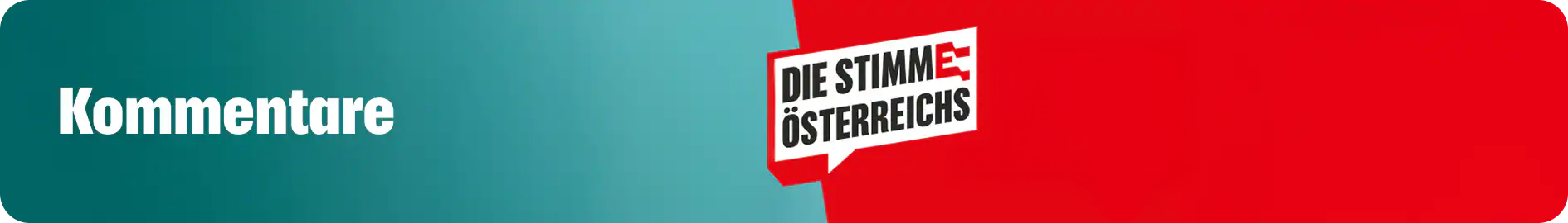 Kommentare Banner - Die Stimme Österreichs